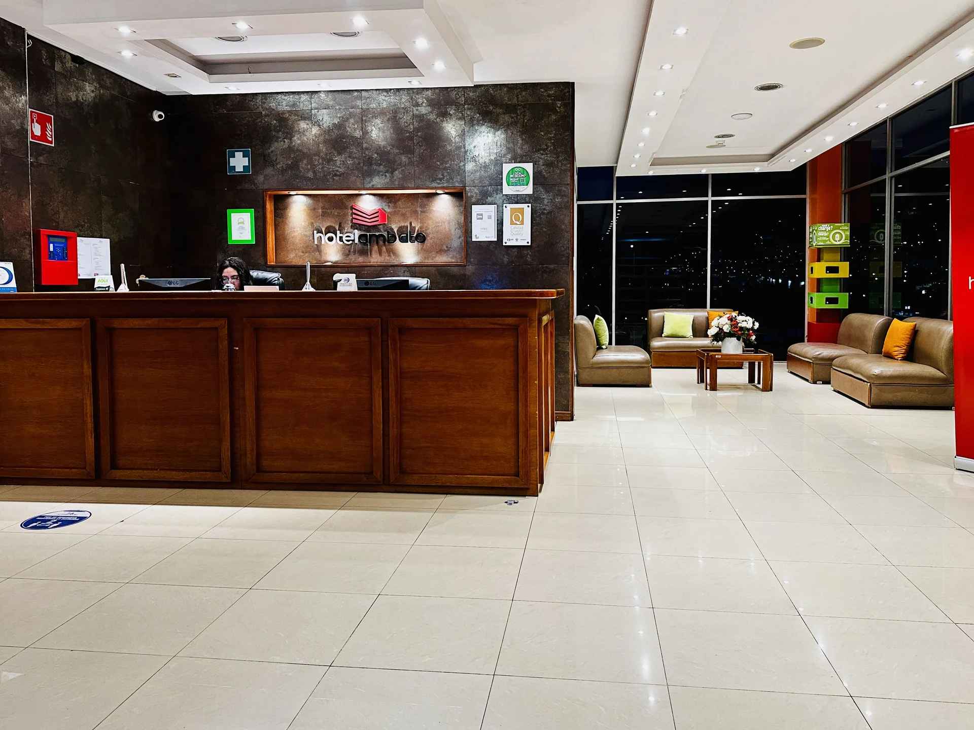 Lobby sillas de cuero